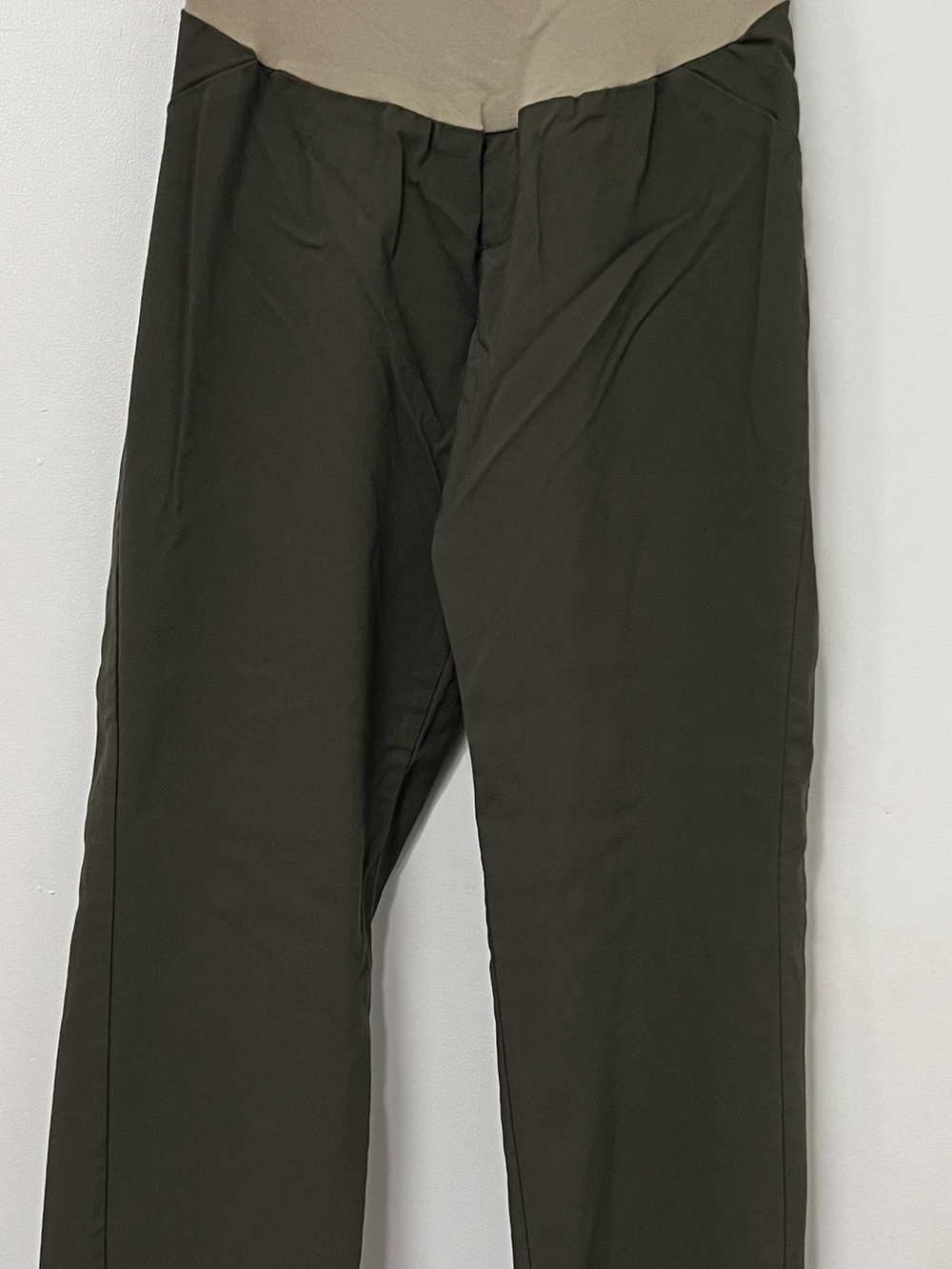 Motherhood Maternity Olive Green Dress Pants Size Large – Over Belly Work Pants